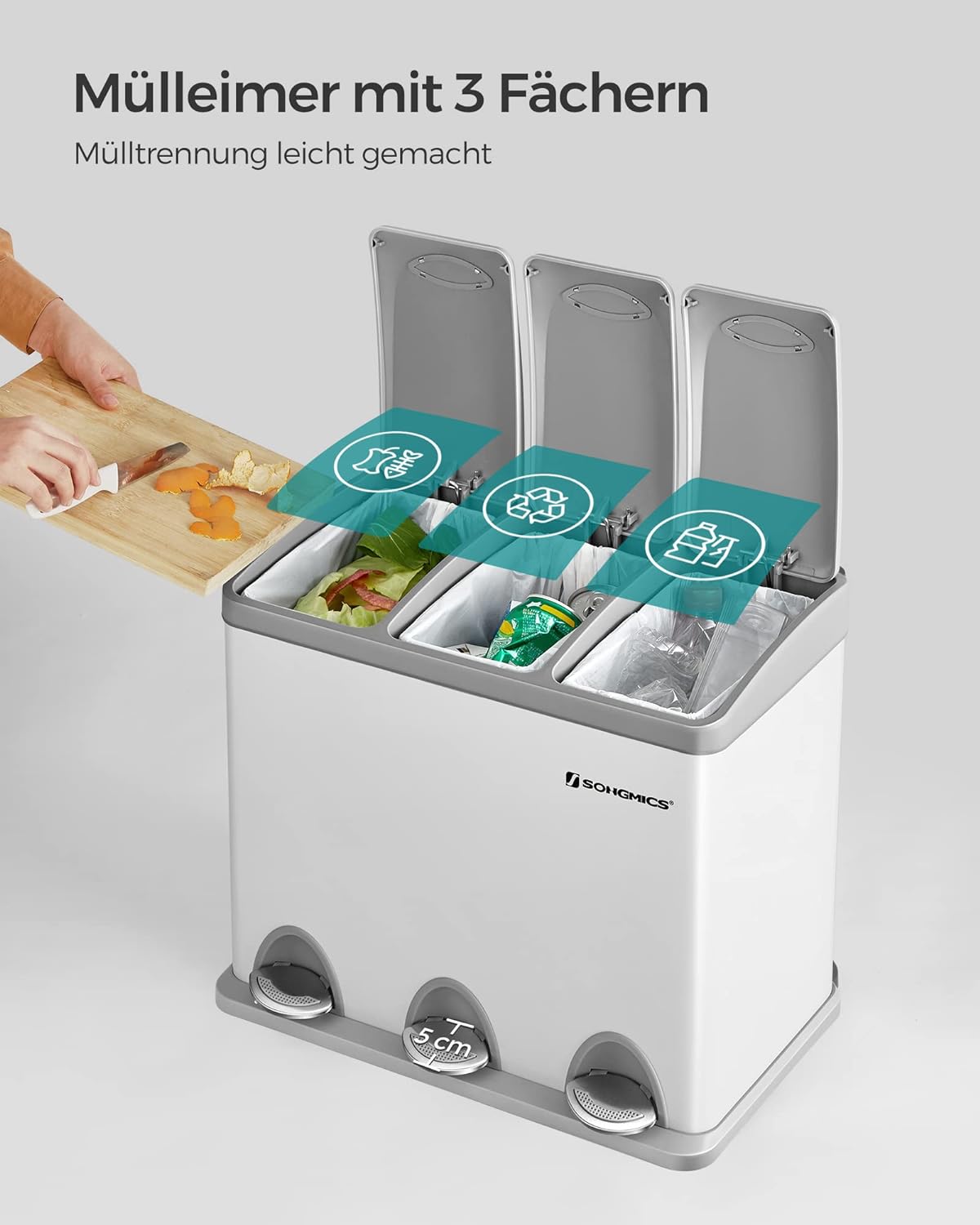 Mülltrennsystem, Weiss