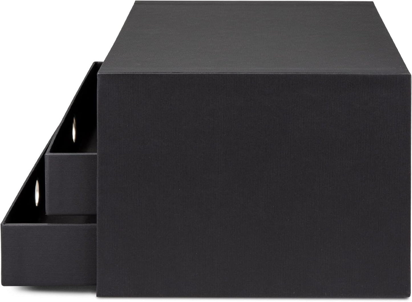Schubladenbox mit 3 Schubladen, Schwarz