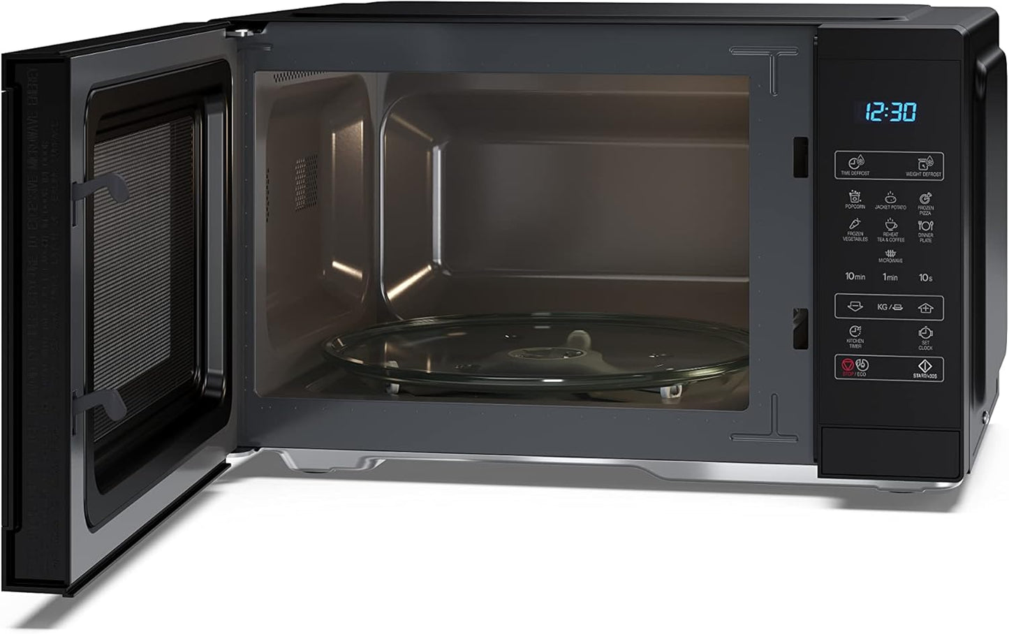 Mikrowelle YC-MS252AE-B (25L, 900W), Schwarz 25 L Solo-Mikrowelle Digital