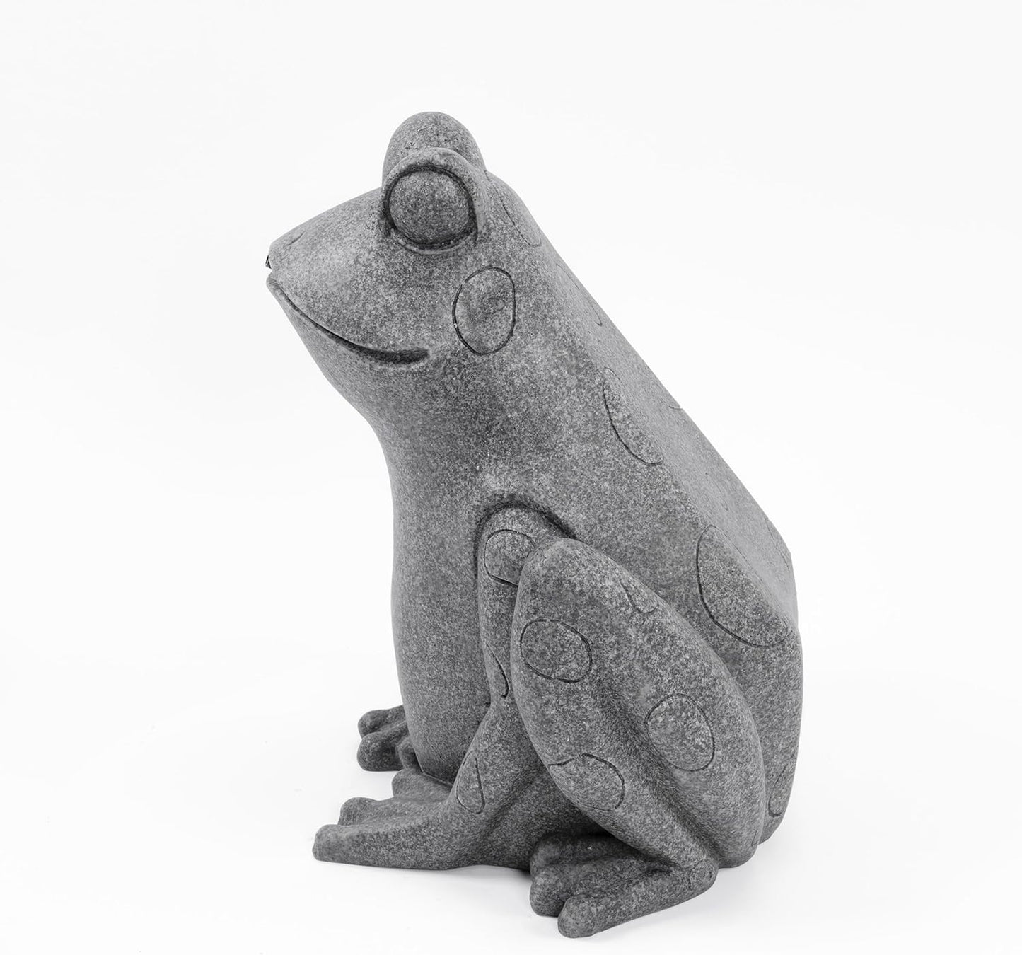 Wasserspeier-Figur sitzender Frosch
