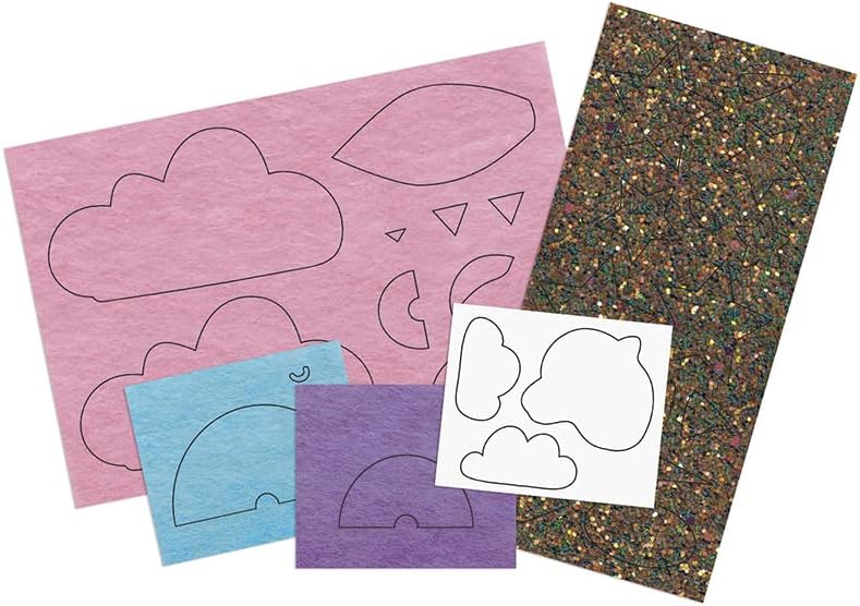 Kreativ-Set für Einhorn- und Regenbogen-Basteleien
