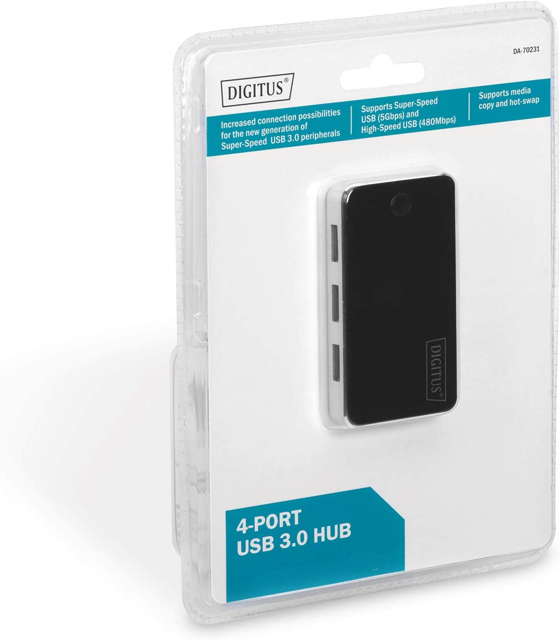 4-Port USB 3.0 Hub, USB-Hub