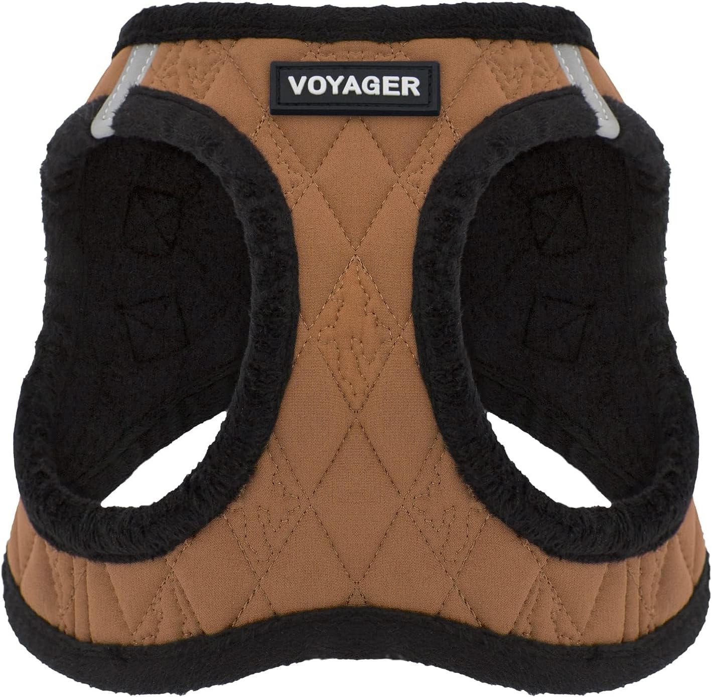 Step-In Plüsch-Hundegeschirr, M (Chest: 16 - 18") Geschirr (beiger Plüsch)