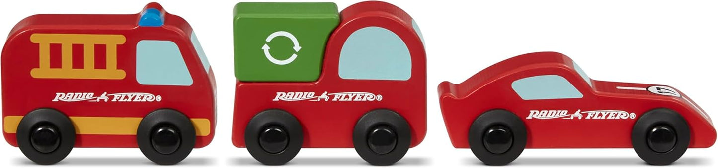 Rutschfahrzeug Ride & Deliver Truck inkl. Spielzeugautos