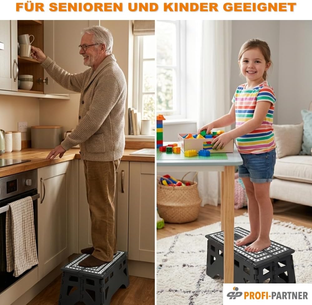 Faltbarer Tritthocker