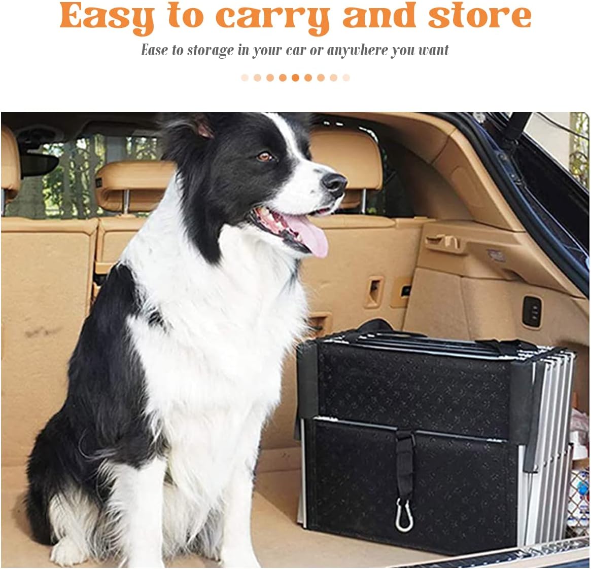 Klappbare Hundetreppe mit 4 Stufen, 4 Stufen