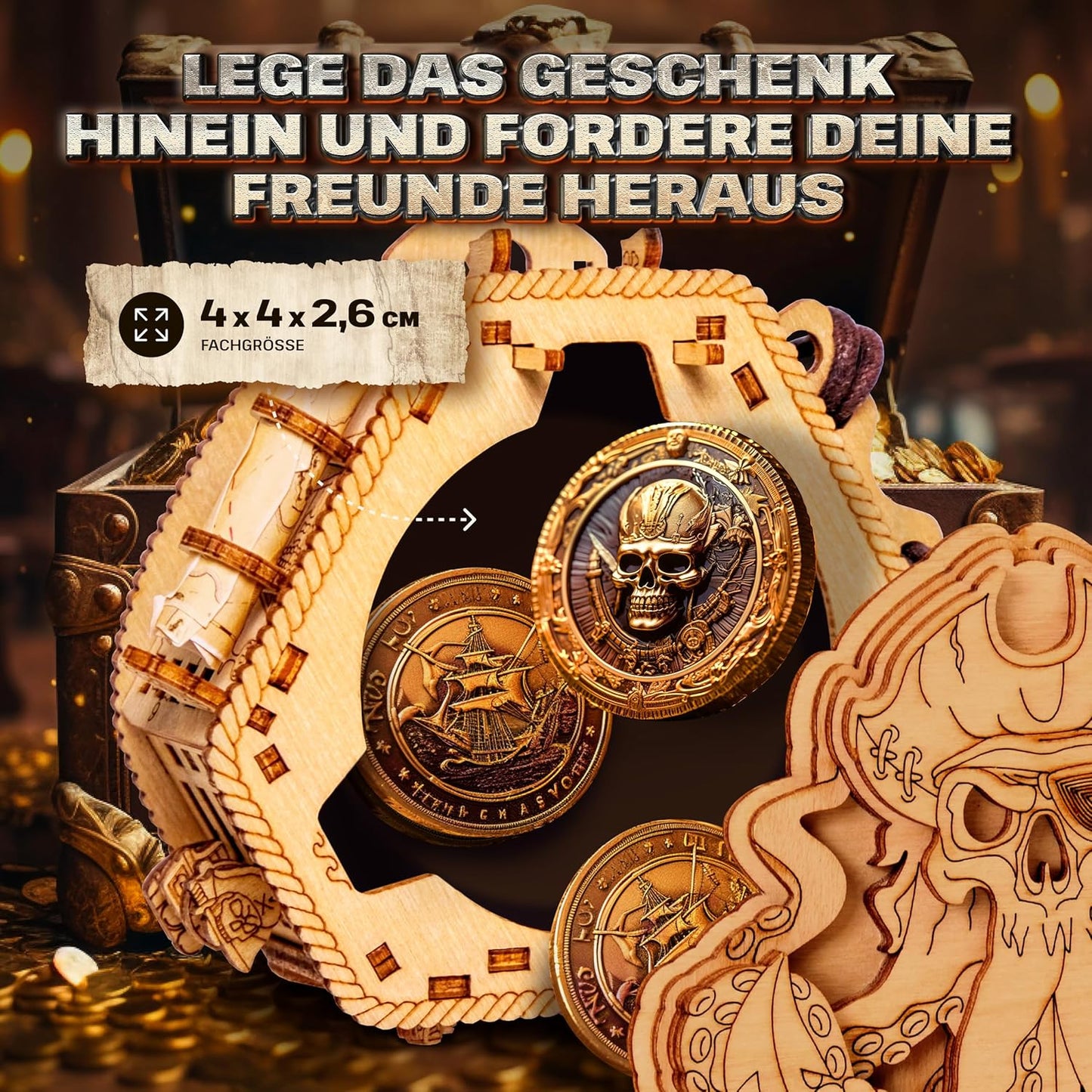 Puzzle Box: Blackbeard's Compass Escape Game
