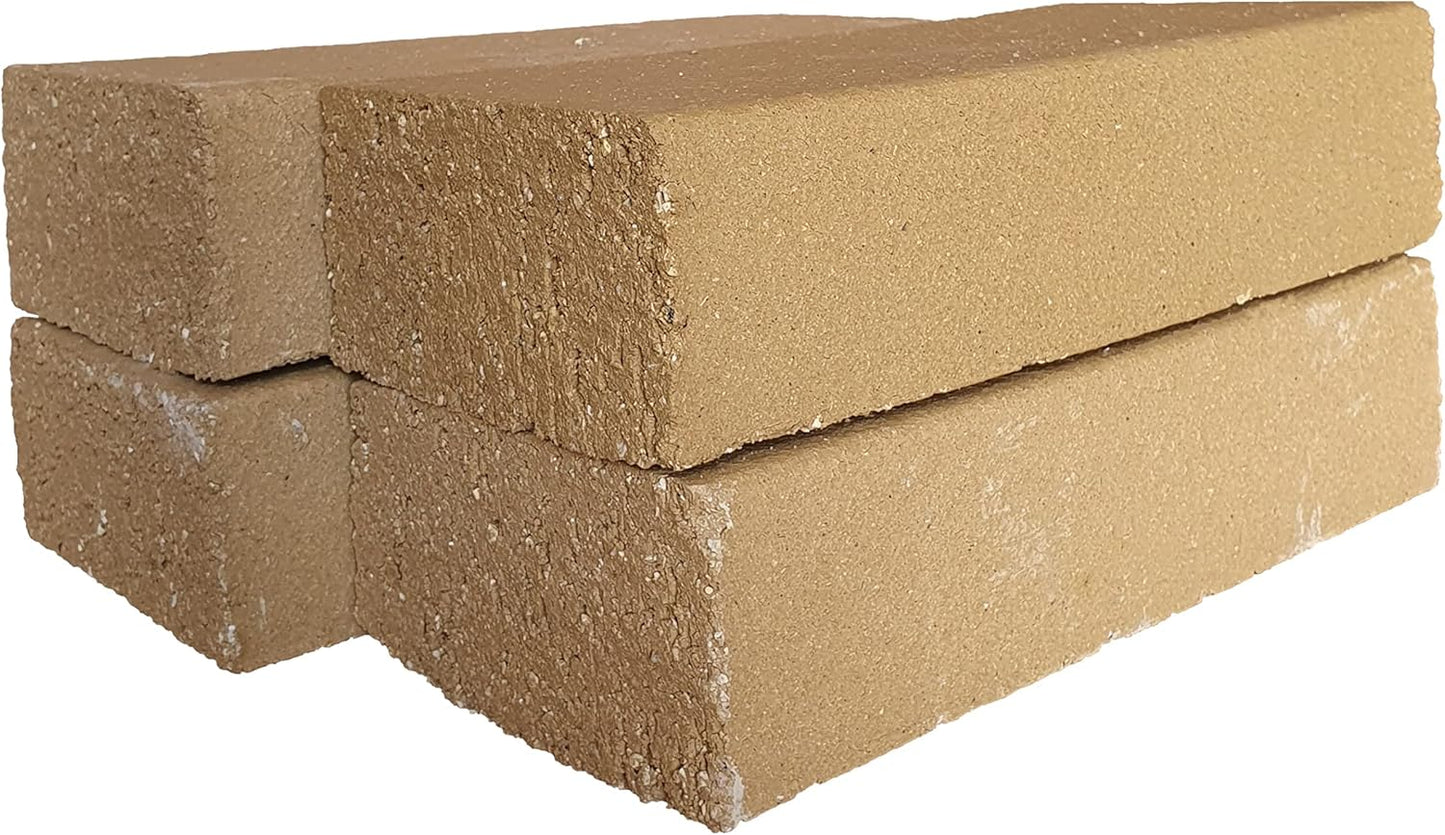 4 Stück Backofen-Schamottestein, lebensmittelecht, 4