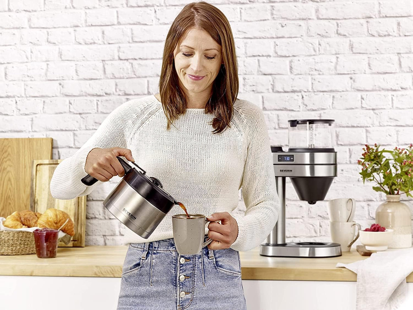Caprice Filterkaffeemaschine mit Thermokanne und Timer
