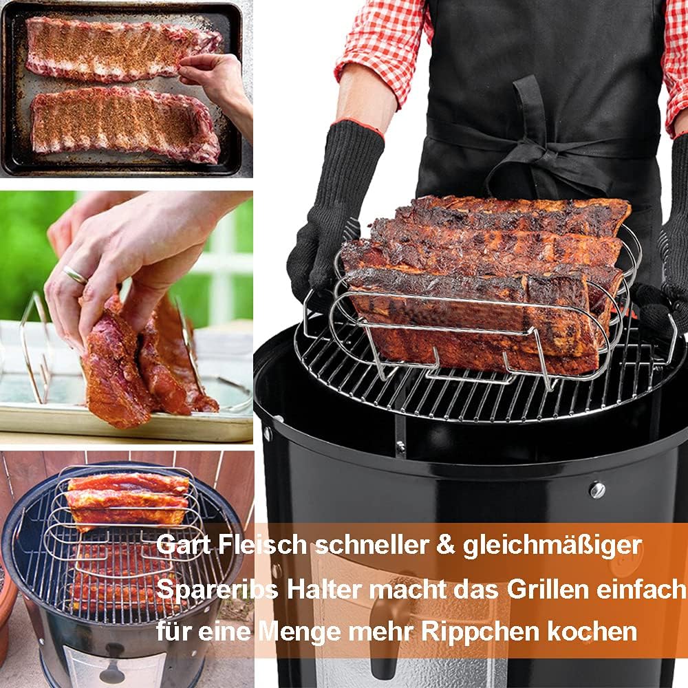 Spareribs- und Bratenhalter