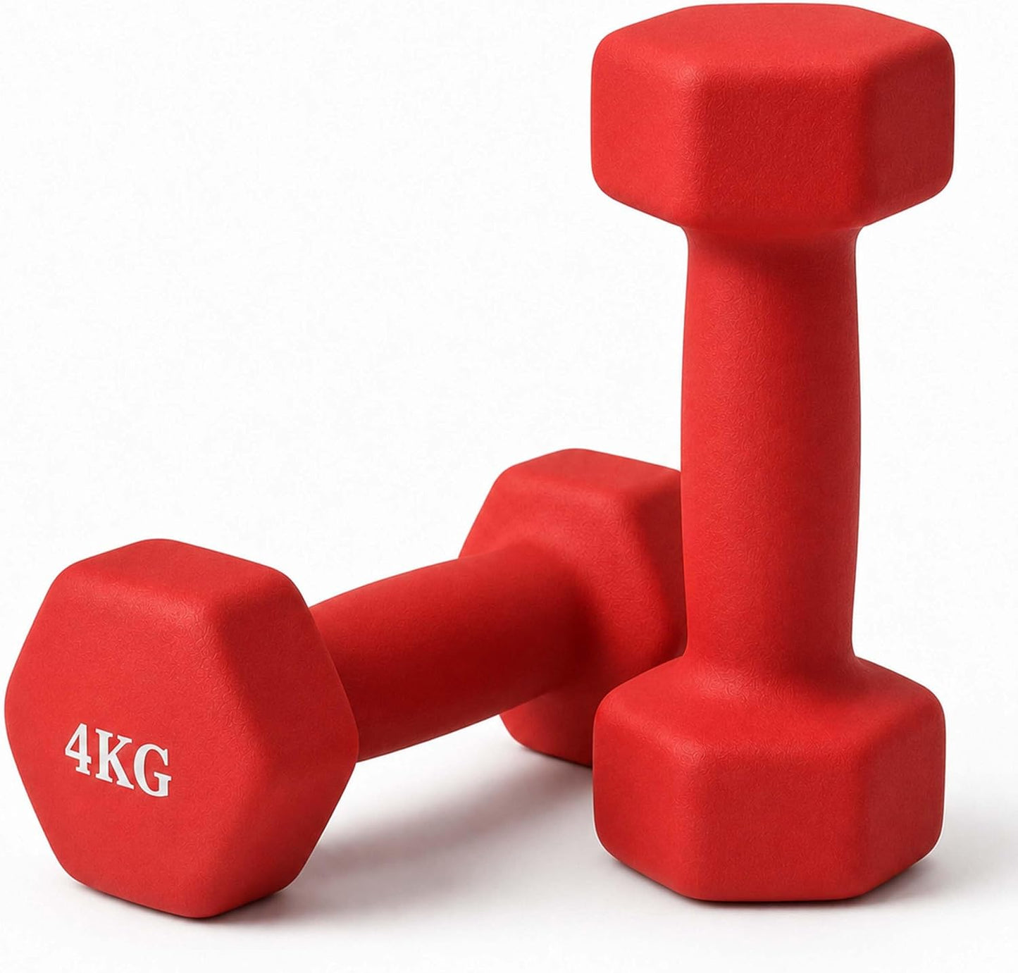 Gusseisen Hantel-Set (2 Stück, rutschfest), 4kg