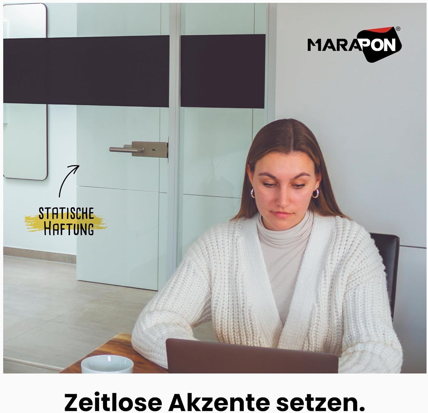 Statisch haftende Verdunkelungsfolie mit Zubehör, Schwarz 1.05 x 2 m Statisch Haftend