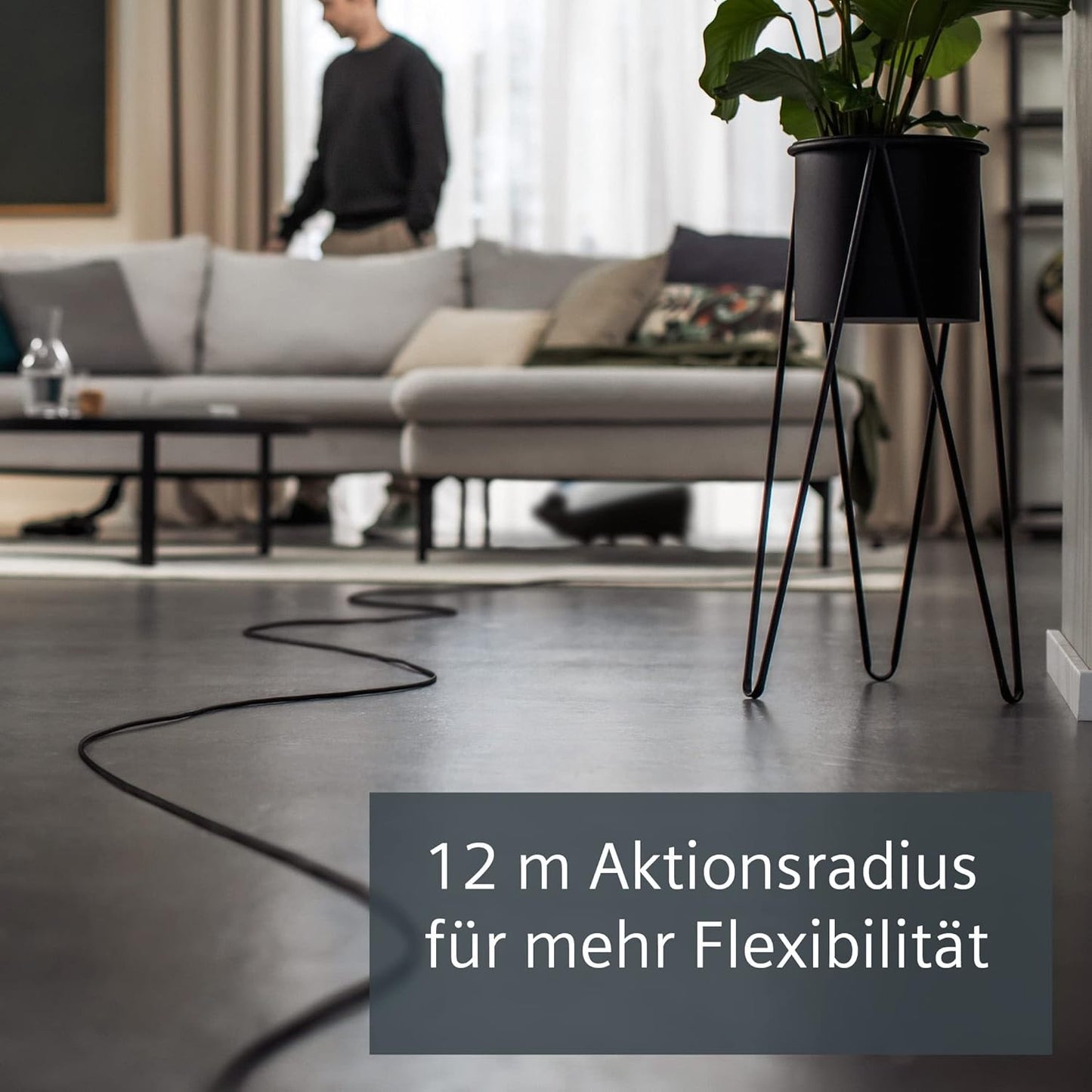 Staubsauger mit Beutel Vsz7442s, Weiss 67dB(A) extraleise Testsieger 2018
