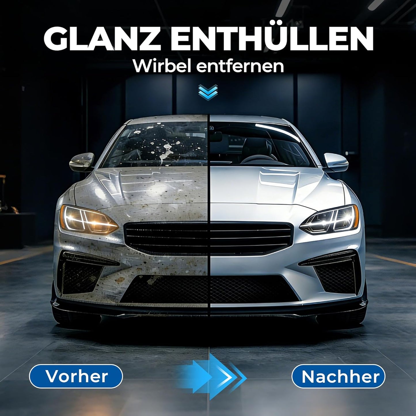 Akku-Poliermaschine mit variabler Drehzahl, 4,0ah Akku