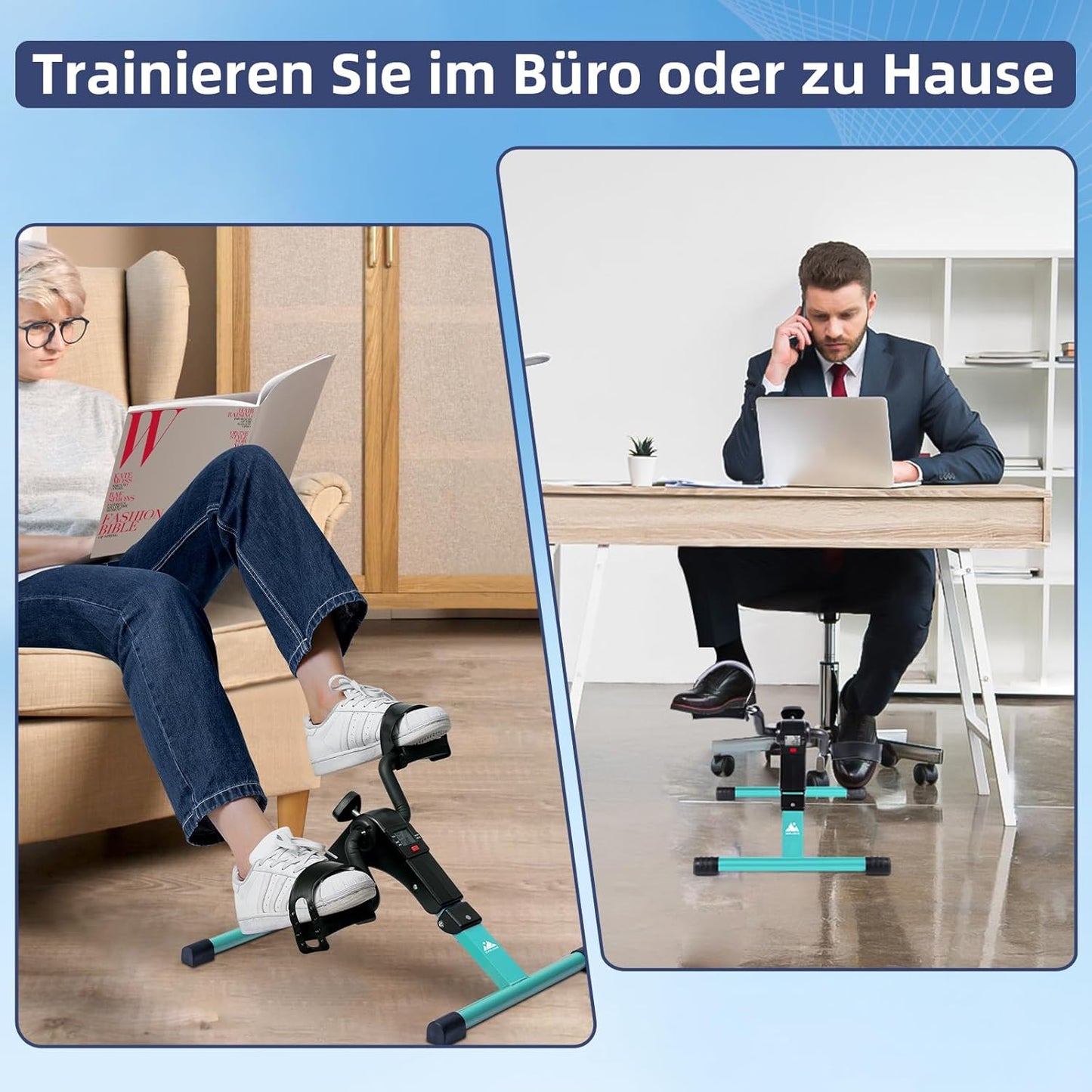 Mini Heimtrainer für Arm- und Beintraining, X1226