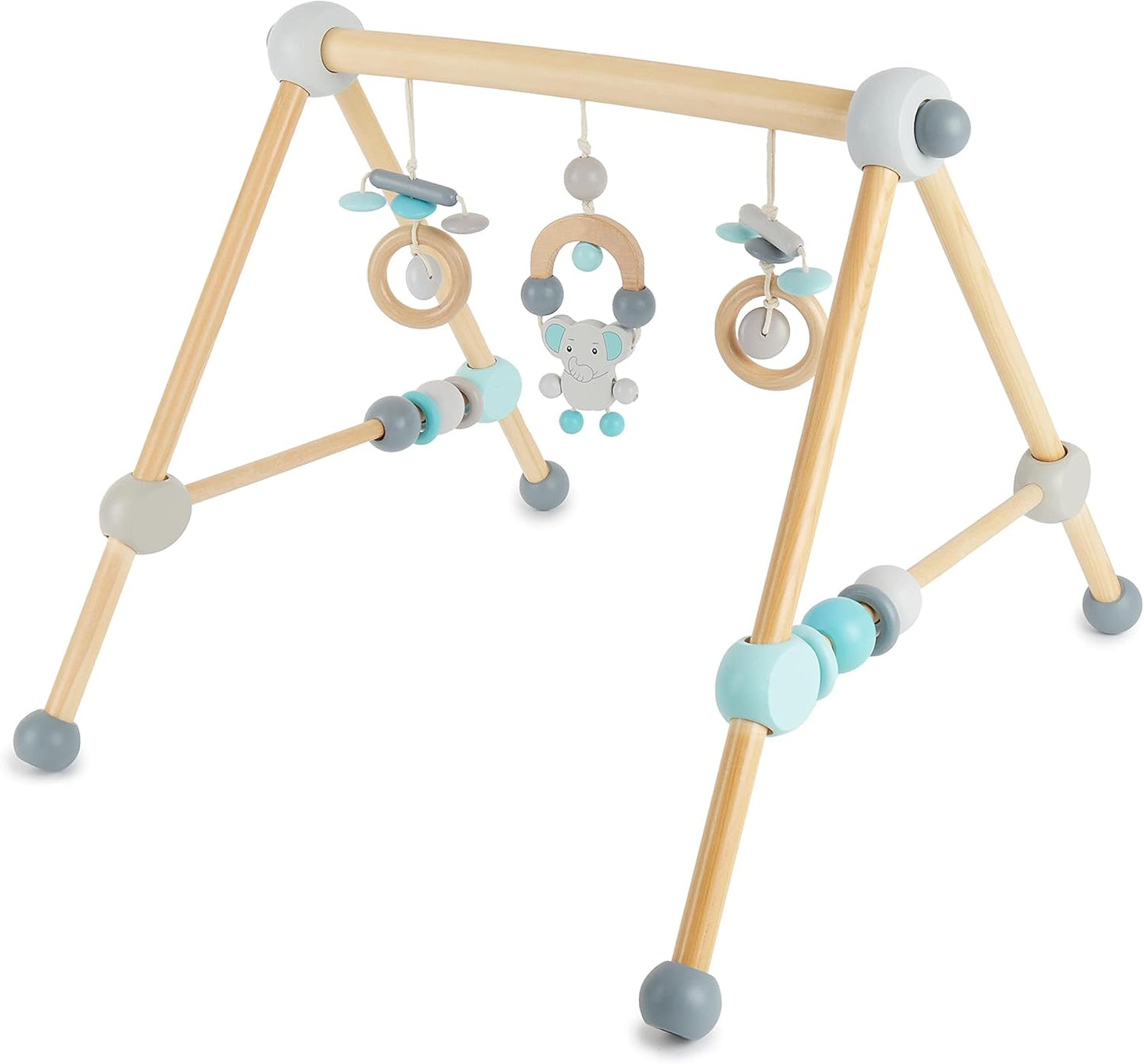 Montessori Spielbogen, Pastell Blau/Grau