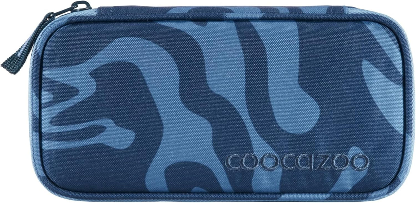 Schulrucksack-Set MATE (3-teilig) mit Mäppchen, Breaking Waves - Blau