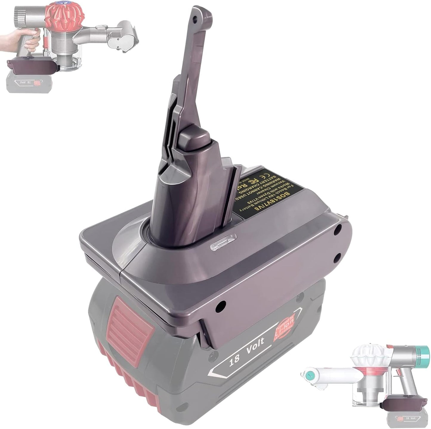 Akku Adapter für Dyson V7 und V8