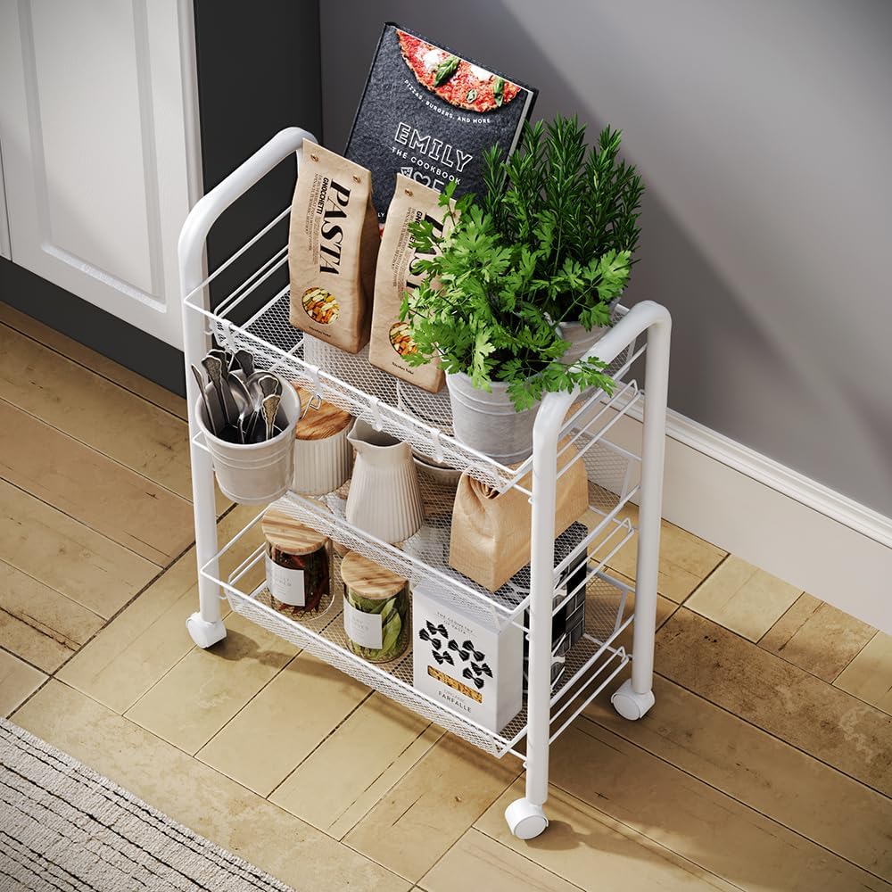 Rollcontainer Tarro, Weiss