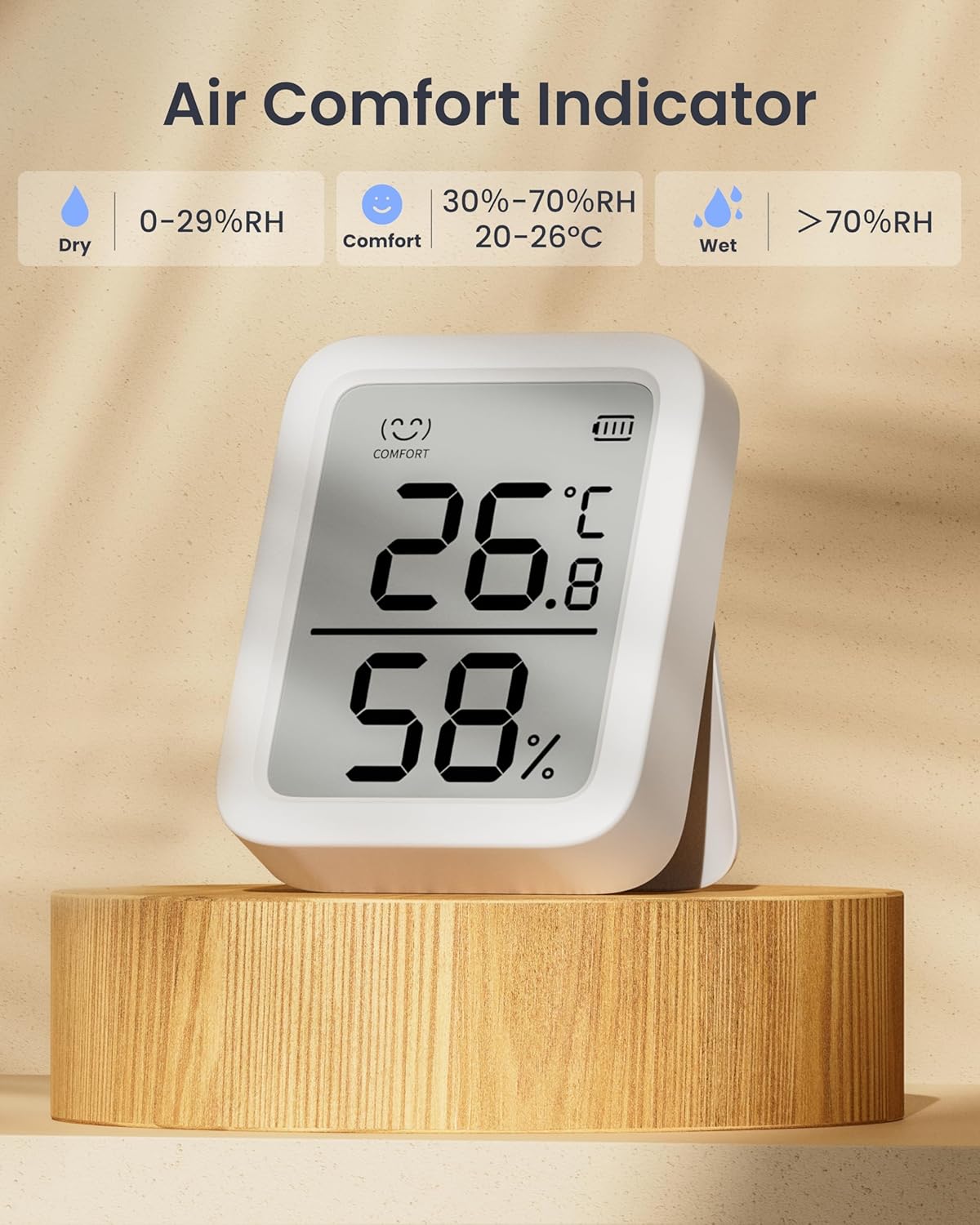 3-teiliges Thermo-Hygrometer Set mit Datenspeicherung, Meter Plus*3