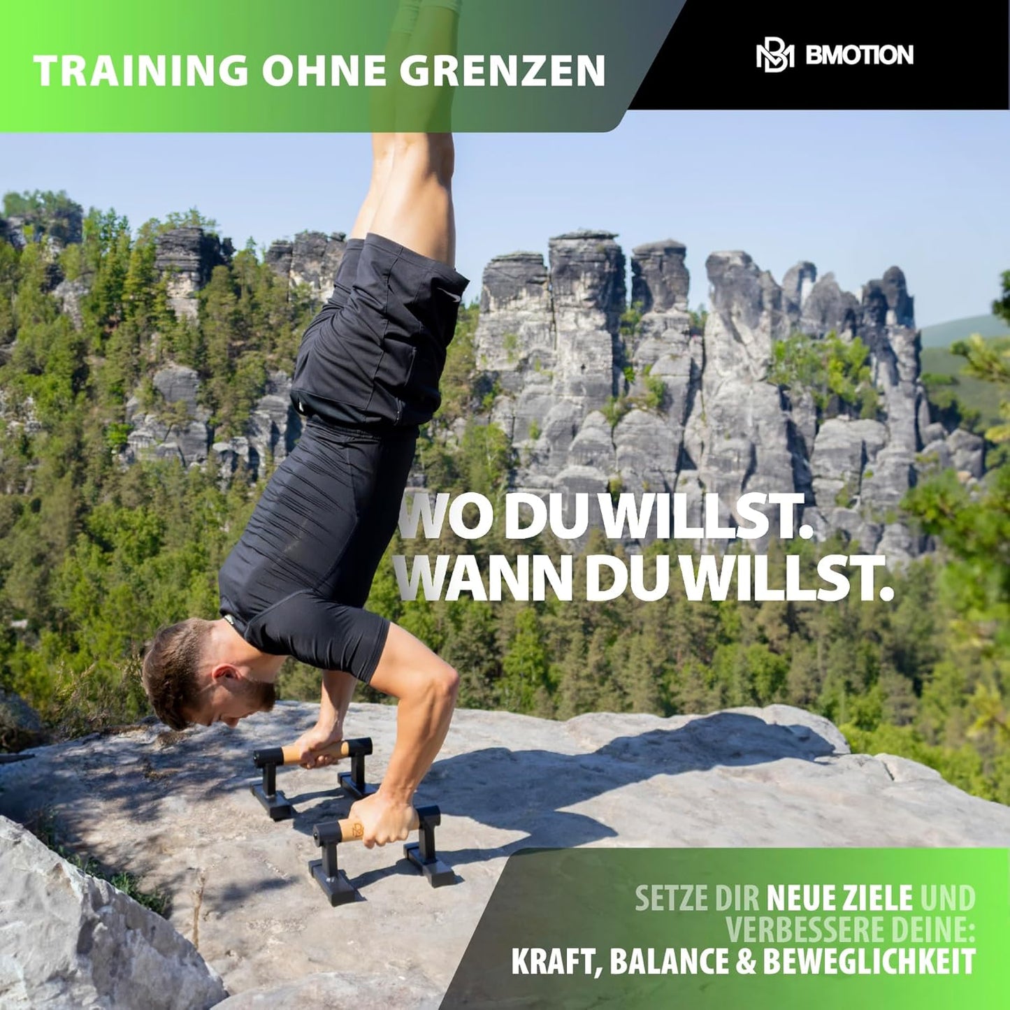 Parallettes Liegestützgriffe für Calisthenics Training