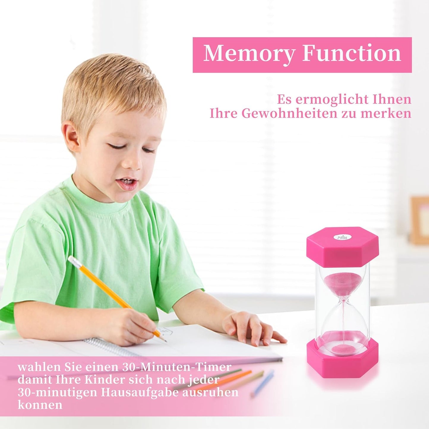 6er-Set Sanduhren für Kinder