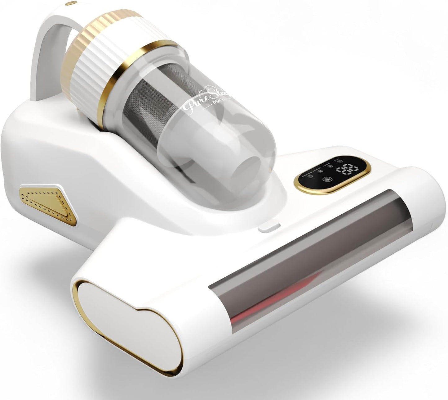 Kabelloser Milbensauger mit UV-Licht und Warmluft, Weissxl