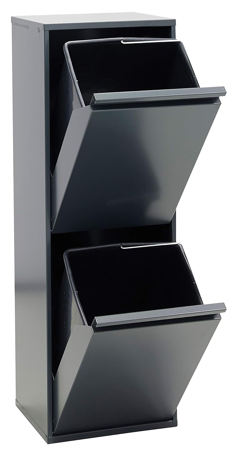 Basic CR204-B Mülltrennsystem, Anthrazit Basic - Ohne Aufbewahrungsbox