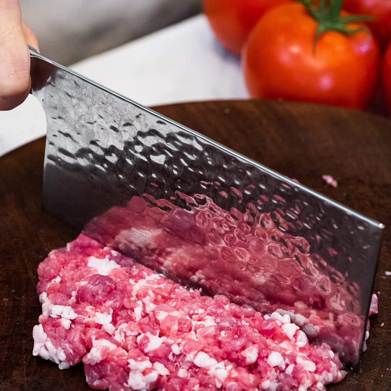 3er-Küchenmesser, bestehend aus Kochmesser, Hackmesser, Schälmesser