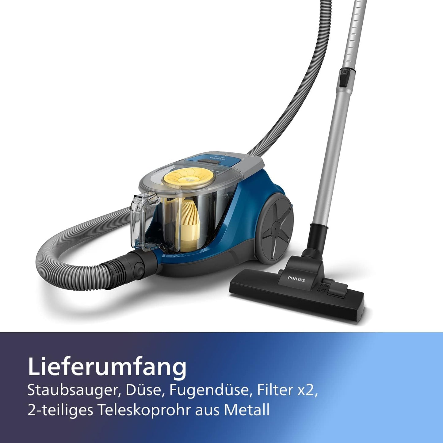 Beutelloser Staubsauger Series 2000, Gelb 1,3L