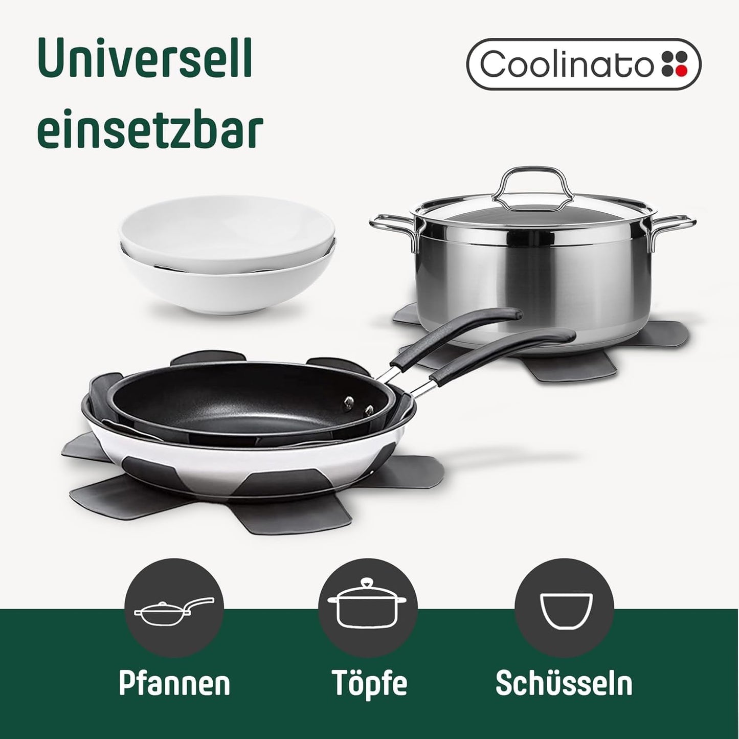 9-teiliges Pfannenschoner-Set, 9er Set