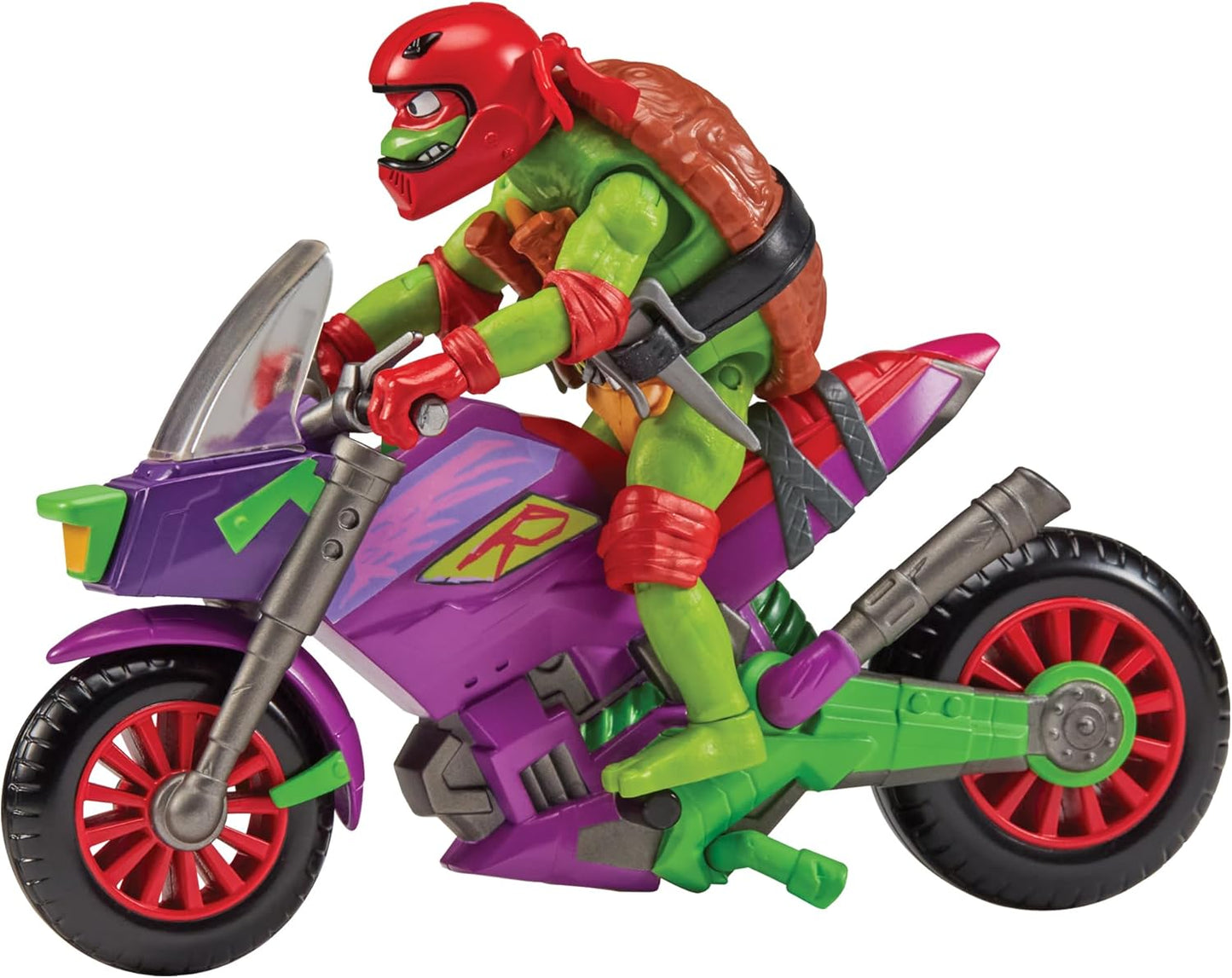 Fahrzeug mit Figur: Lila Drachen-Cycle mit Raph, Lila Drachen-Cycle mit Raph