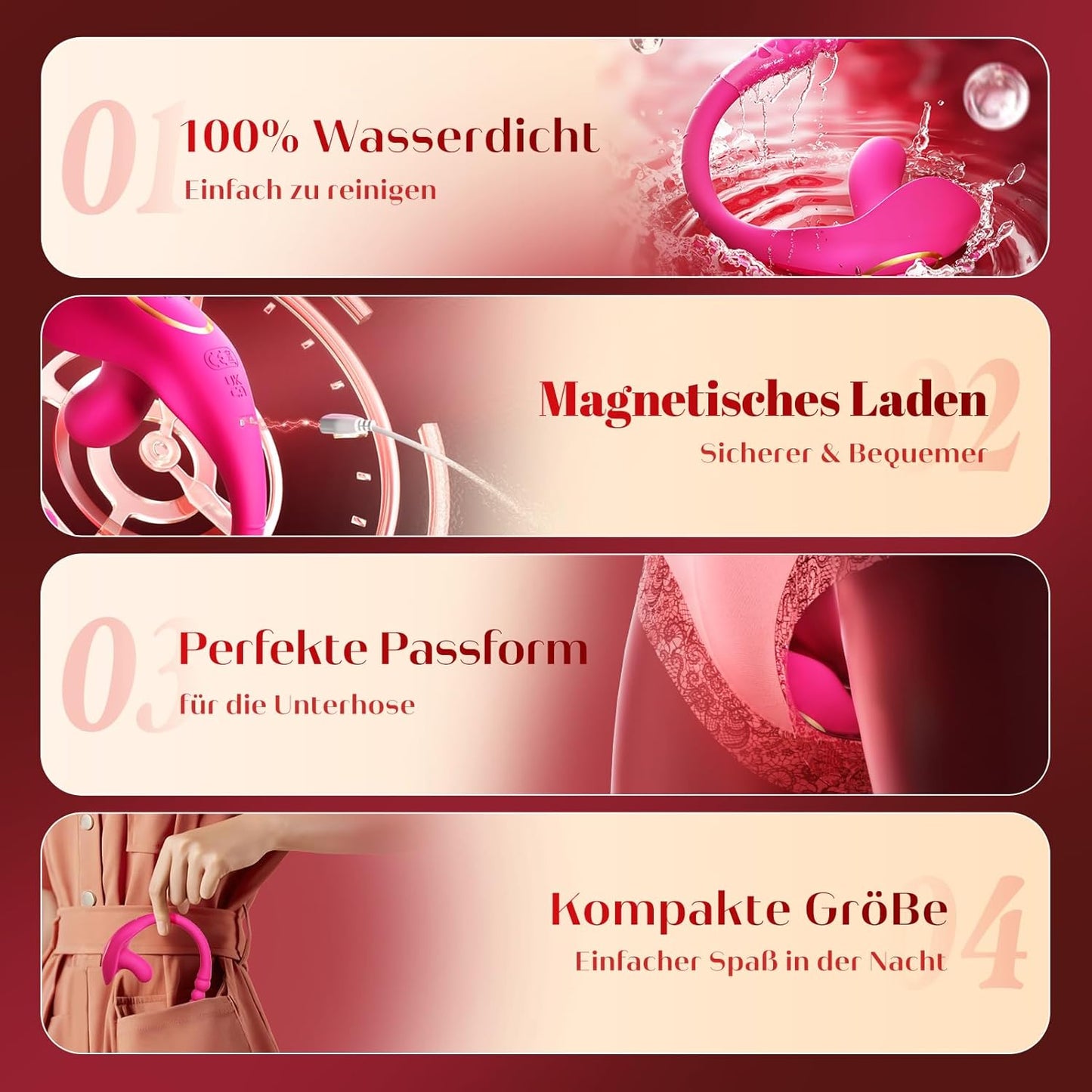 2in1 Vibrator mit App-Steuerung