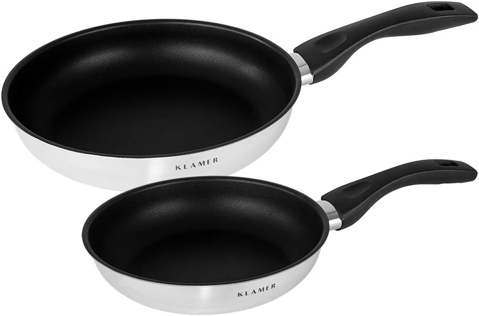 Pfannenset Induktion antihaftbeschichtet (2er Set), Pfannenset 2er Set (20 + 24 cm)