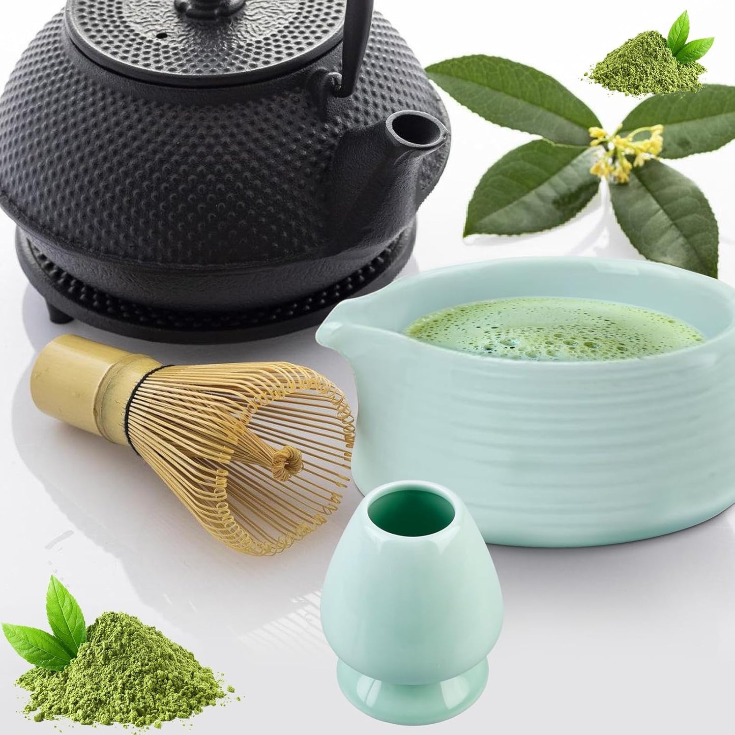 5-teiliges Matcha-Teeset, Seladon