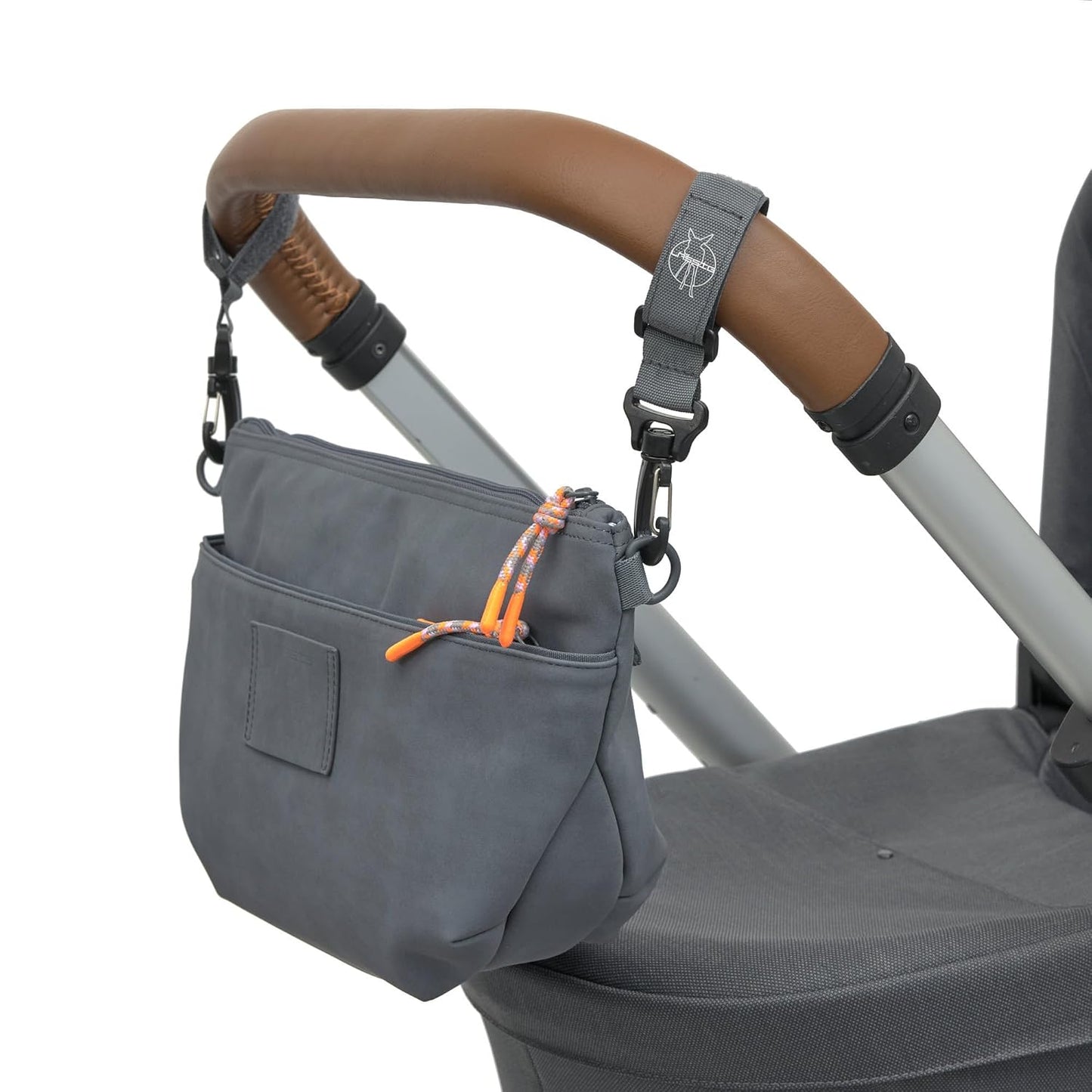 Buggy Bum Bag - Kinderwagenorganizer & Umhängetasche, Anthrazit