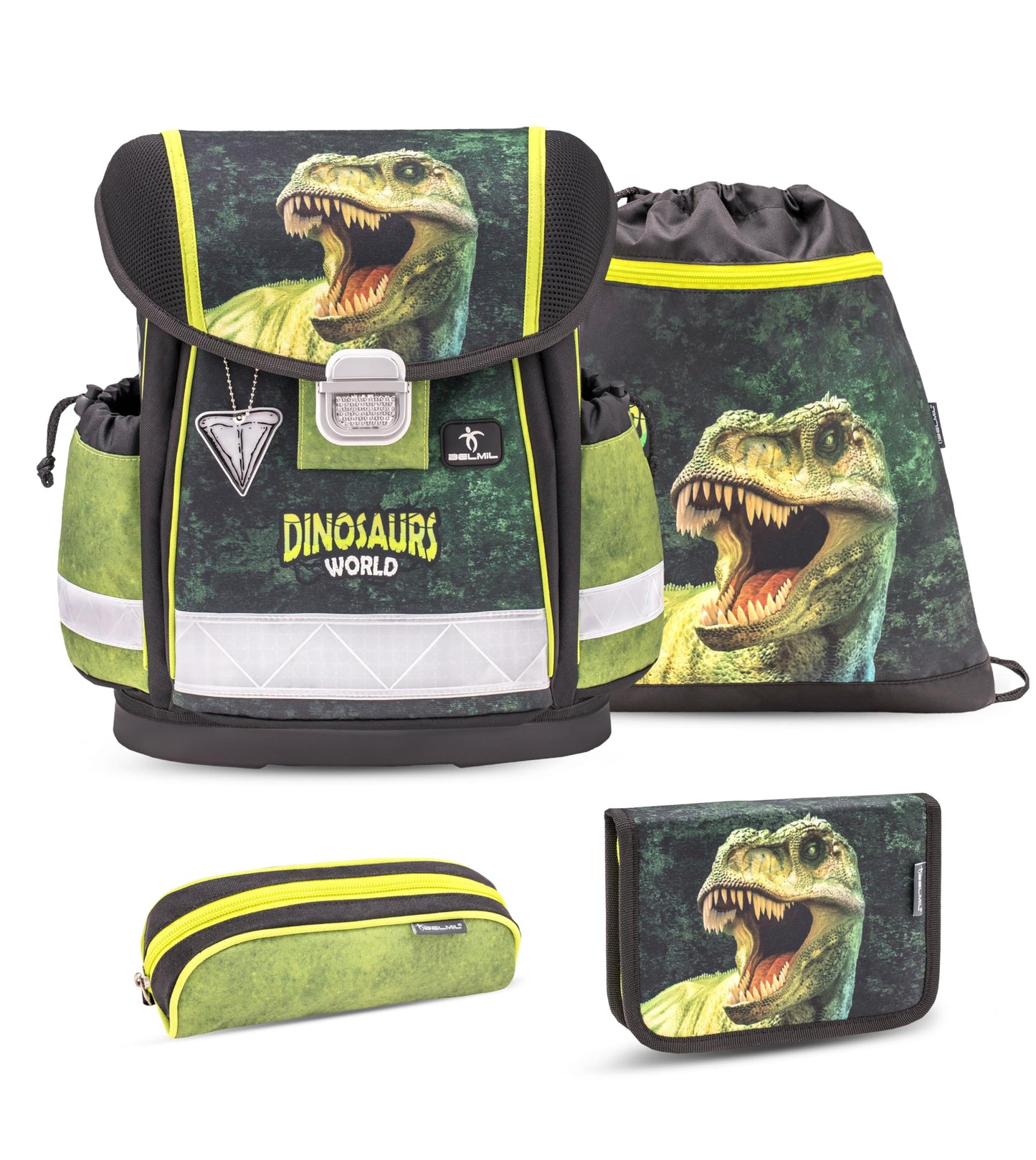 Schulranzen-Set Dinosaur World 2, M Dinosaur World 2