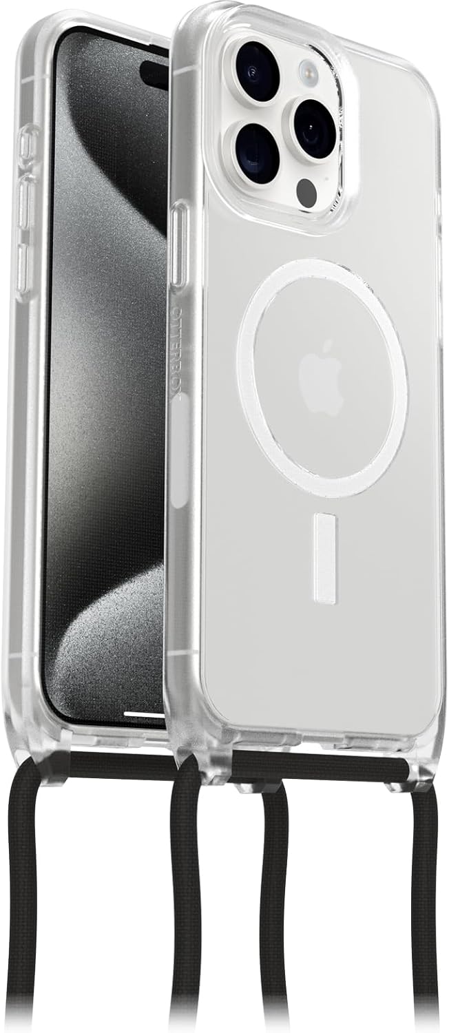 React Necklace, iPhone 15 Pro Max, Transparent