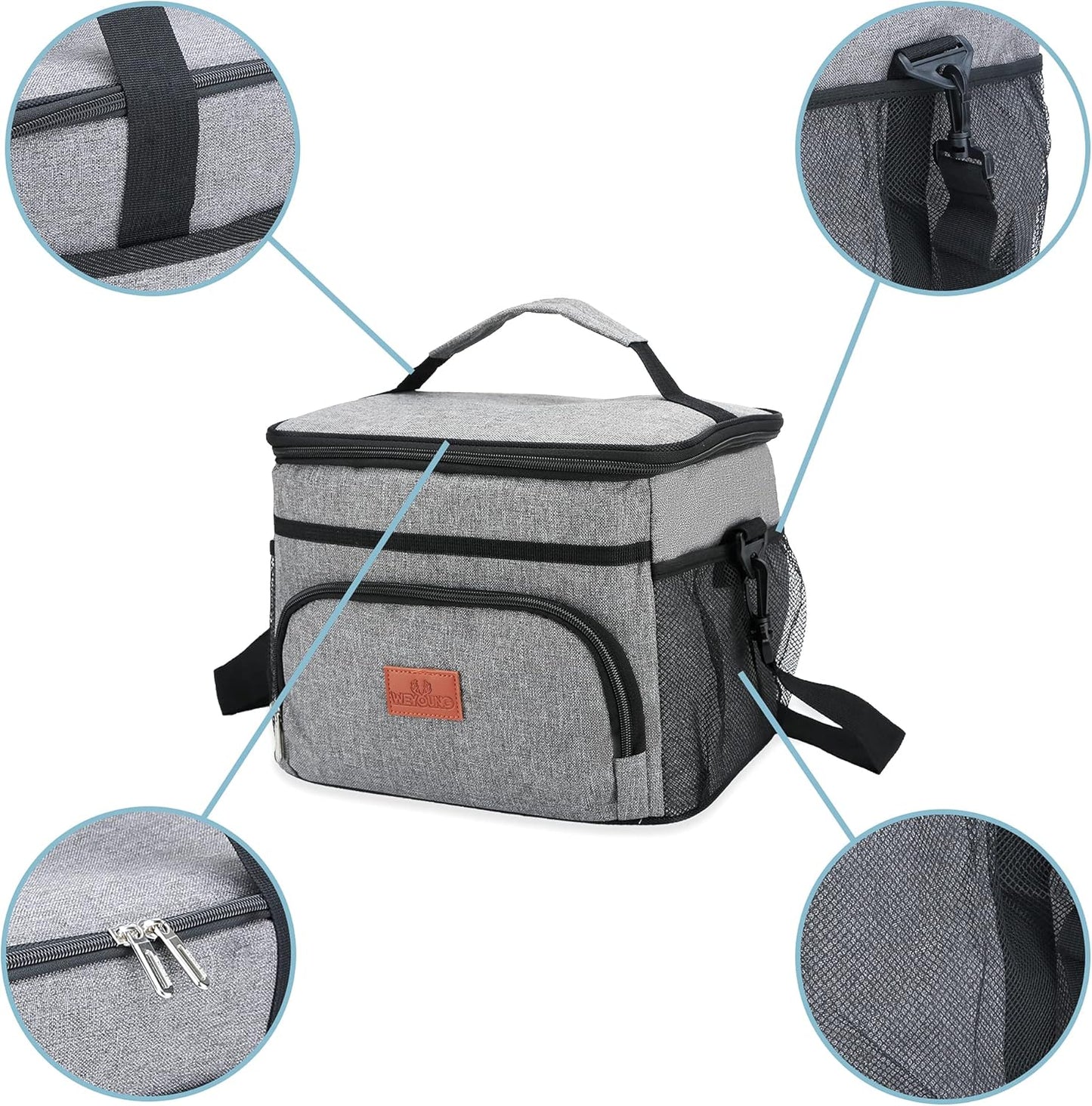Tragbare Thermo-Kühltasche, Kühltasche 15 Liter