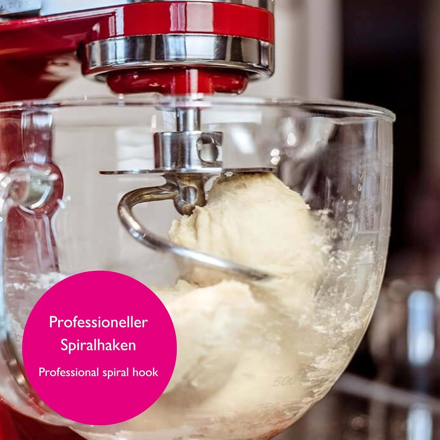 Knethaken Teigpeitsche für Kitchen Aid