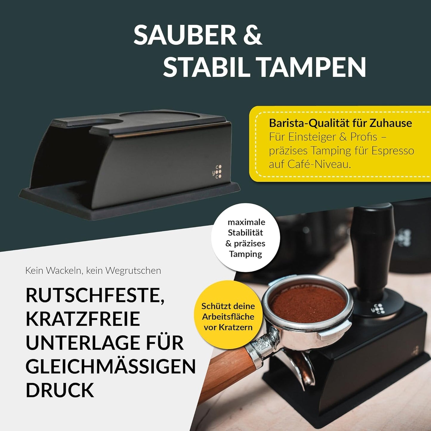 Tamperstation für Siebträger