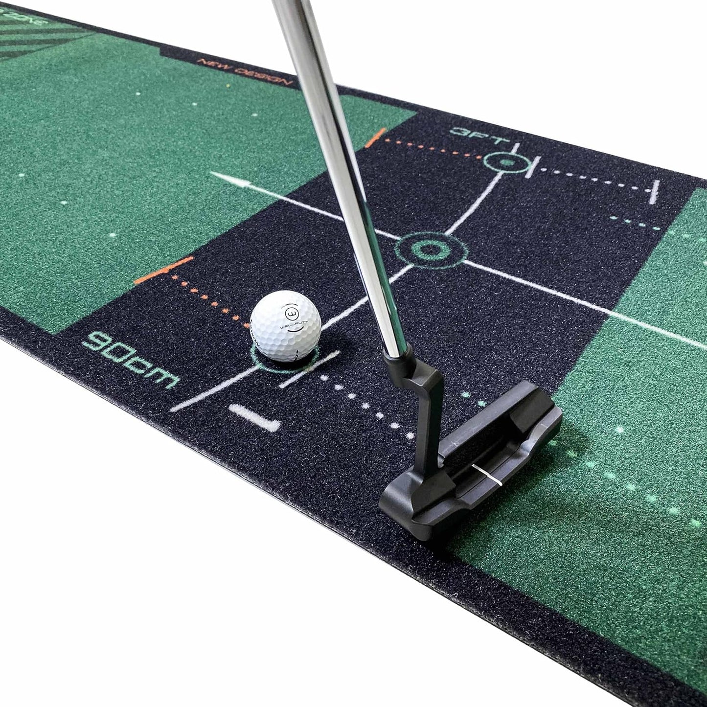 Golf-Puttingmatte, grün