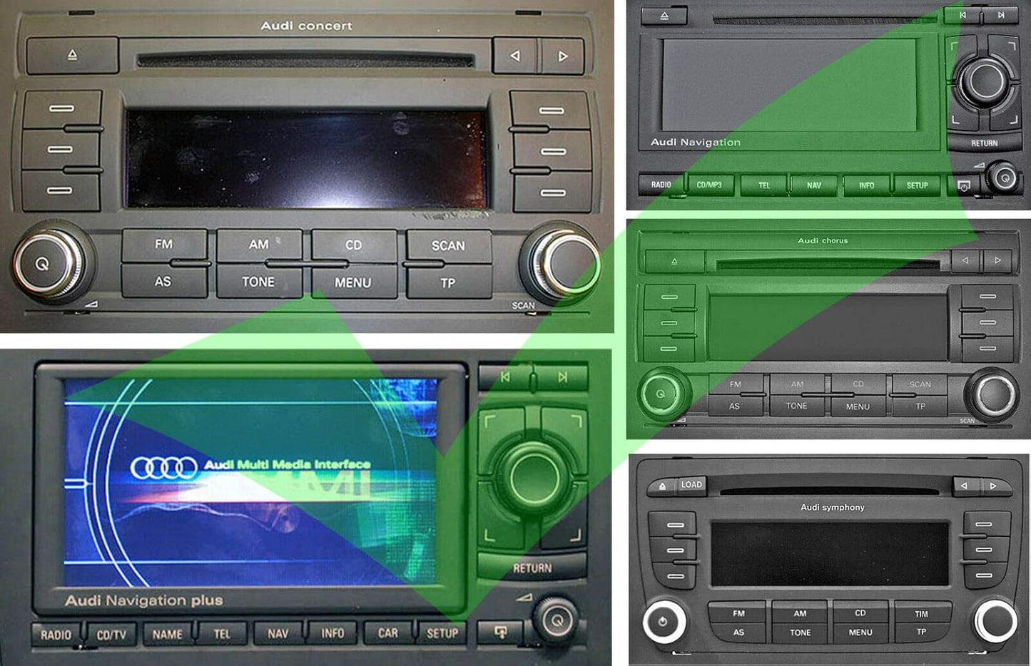 Bluetooth Audio Adapter 12pin für VW/Skoda/Audi, 12pin ab 2010
