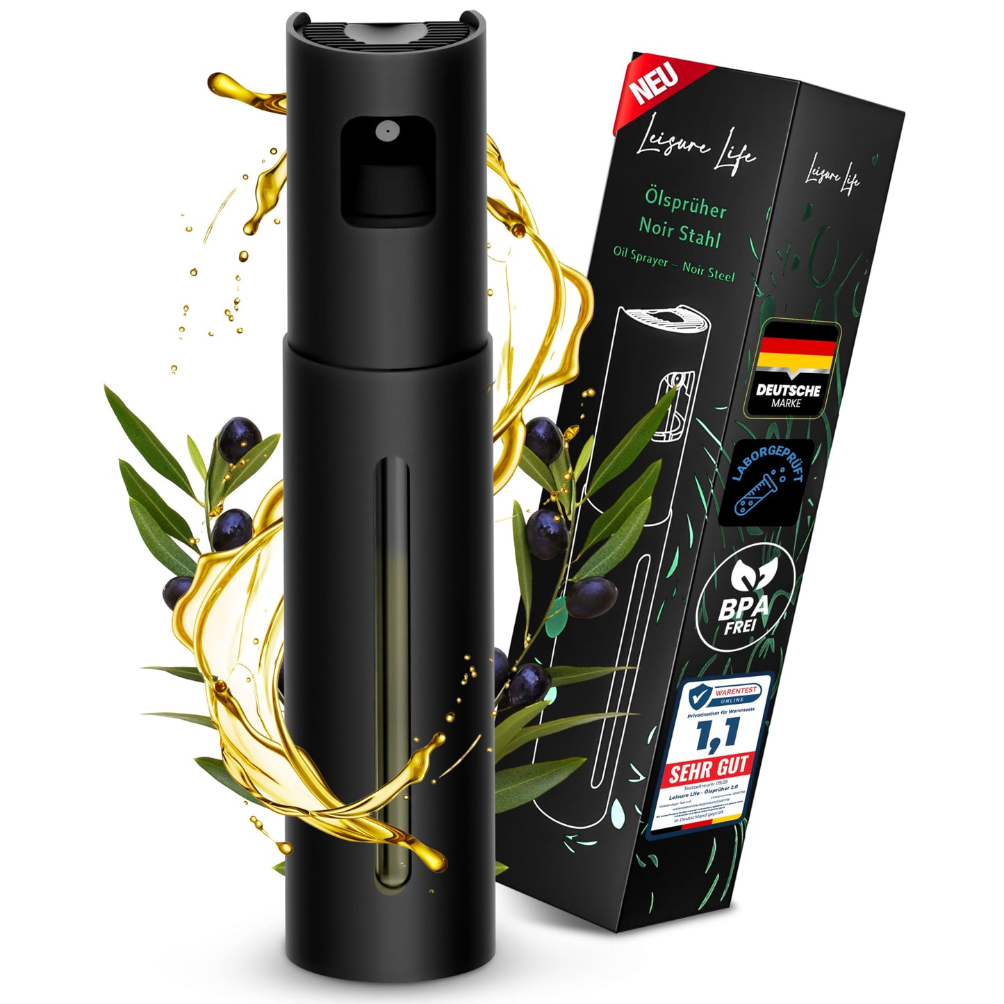 Ölsprüher, Noir Steel - Uv