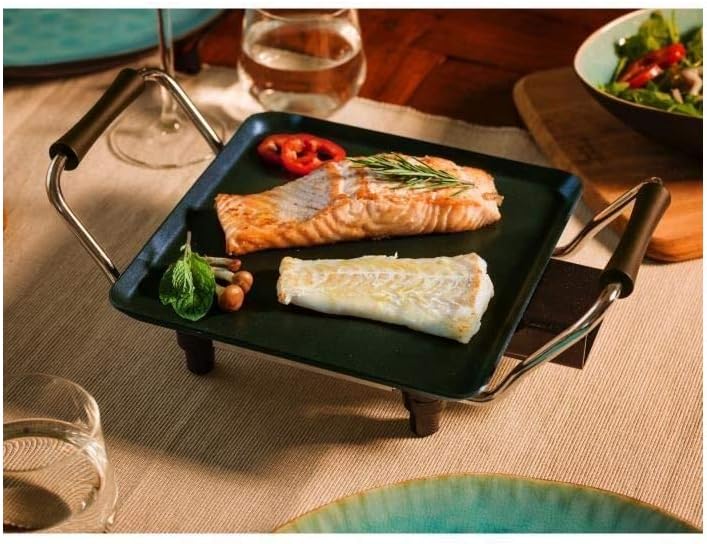 ABP600 Tischgrill mit Antihaft-Grillplatte, S