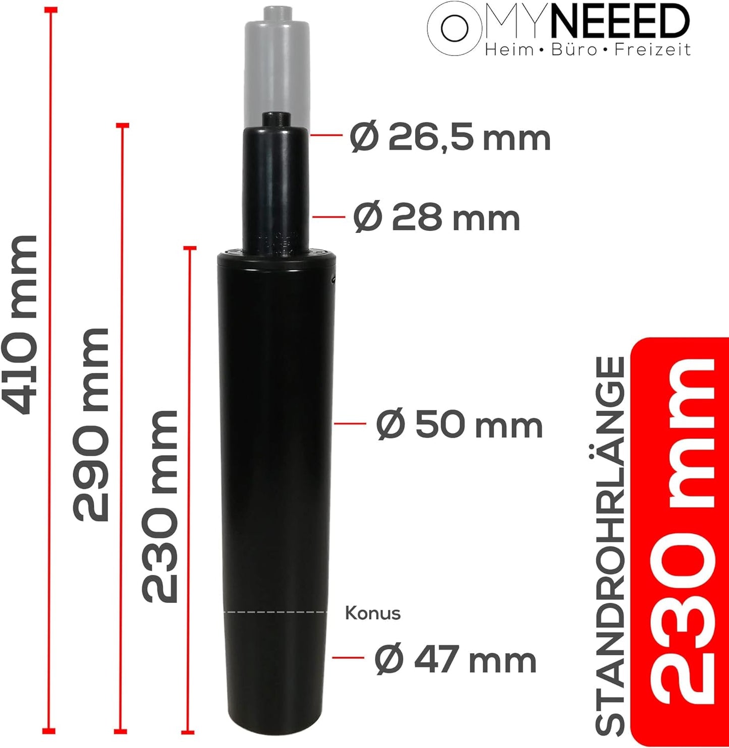 Gasdruckfeder, 230 mm