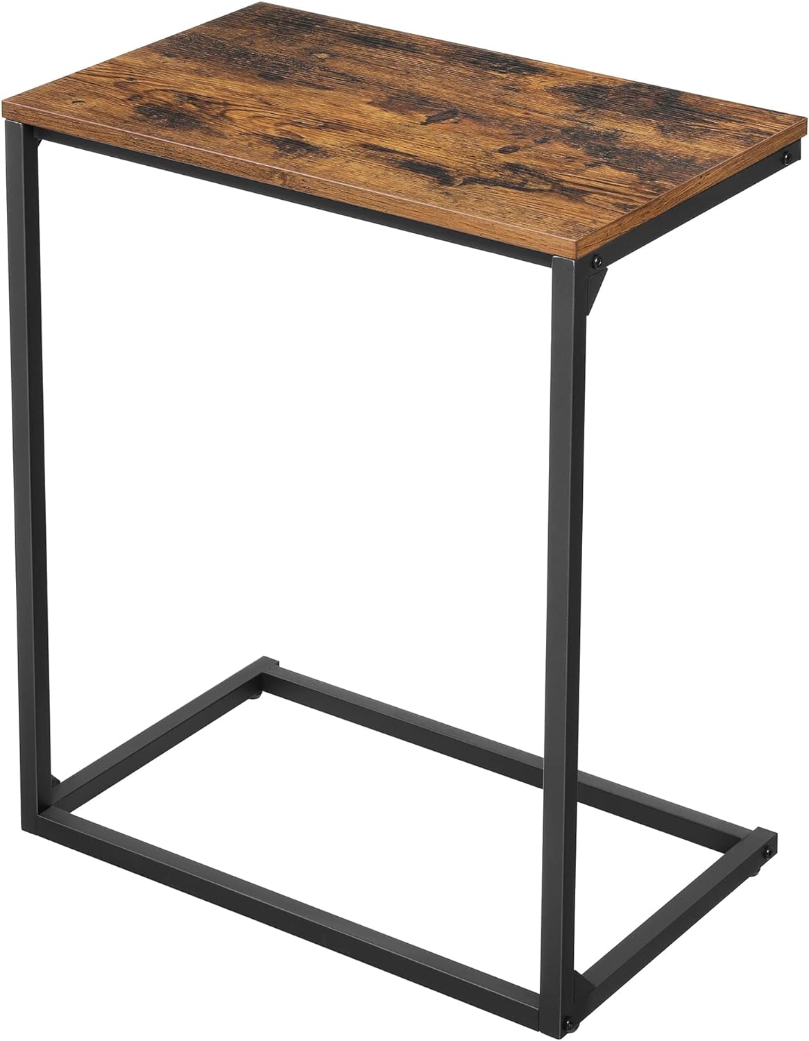 Nightstand, 35 x 55 x 66 cm ; Vintagebraun + Schwarz