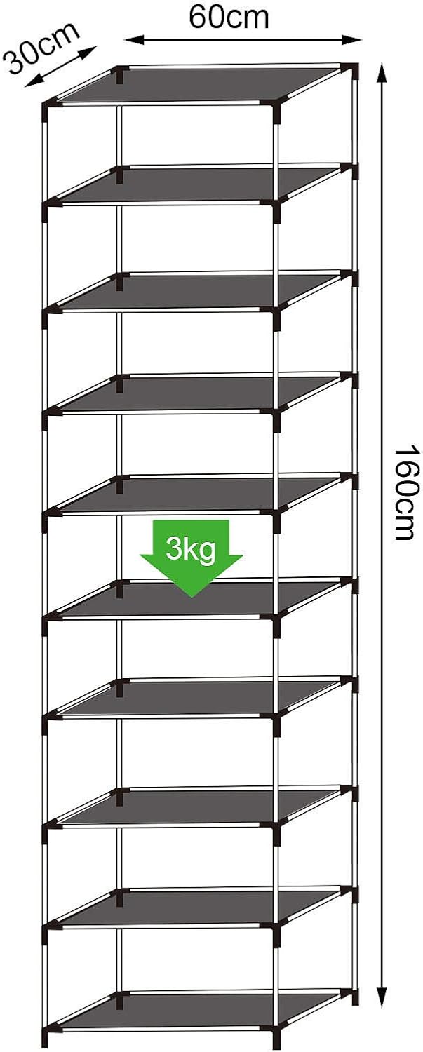 Faltschrank mit Vlieshülle (60x160x30 cm), Grau