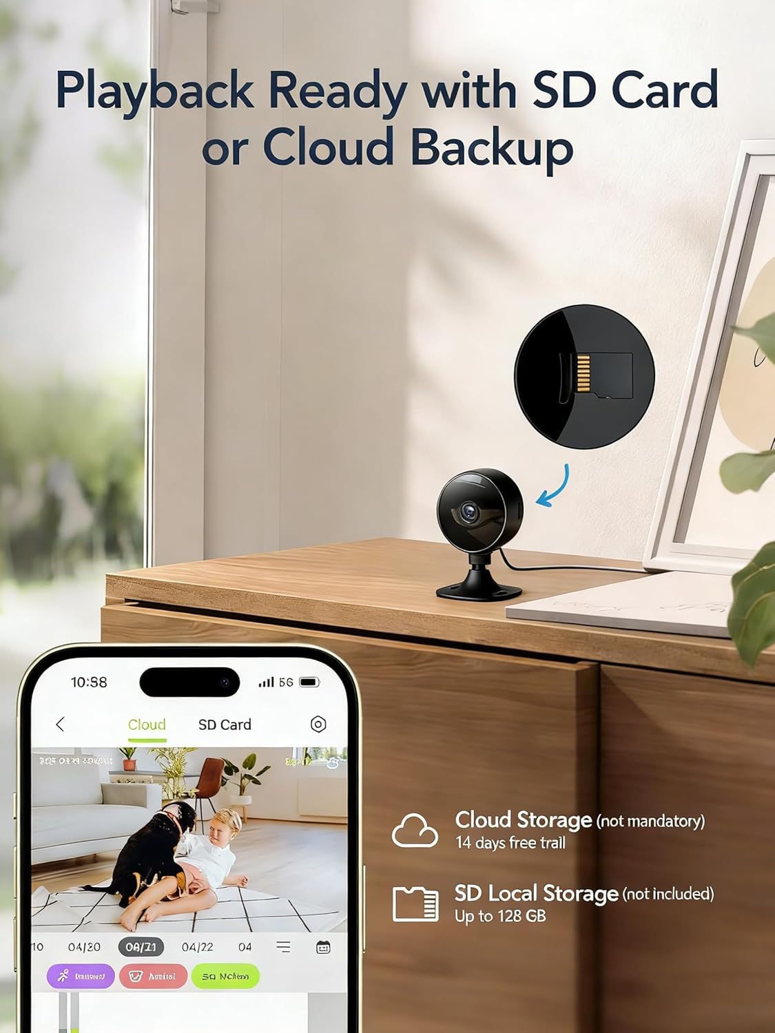 Überwachungskamera-Set GC3 mit Nachtsicht (2 Stück), GC3 2B-Pack