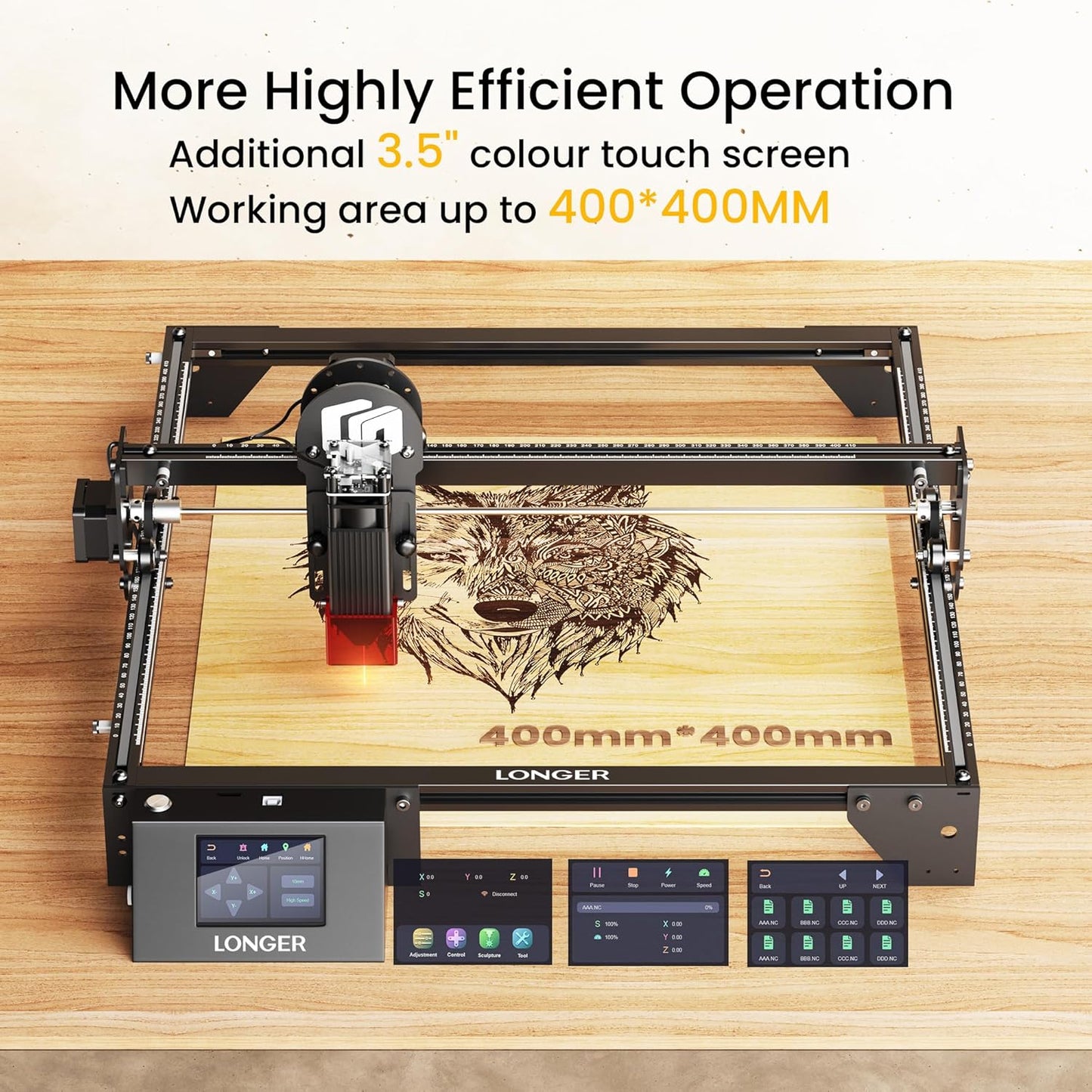 Lasergraviermaschine Ray5 mit Touchscreen, 5W
